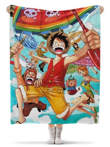 Флисовый плед Ван-Пис / One Piece